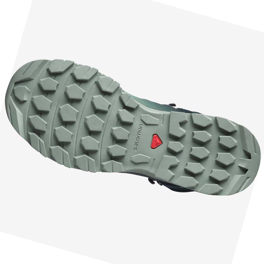 Tenis Senderismo Salomon WoVAYA MID GORE-TEX Mujer Verdes | MX 2803ZUT